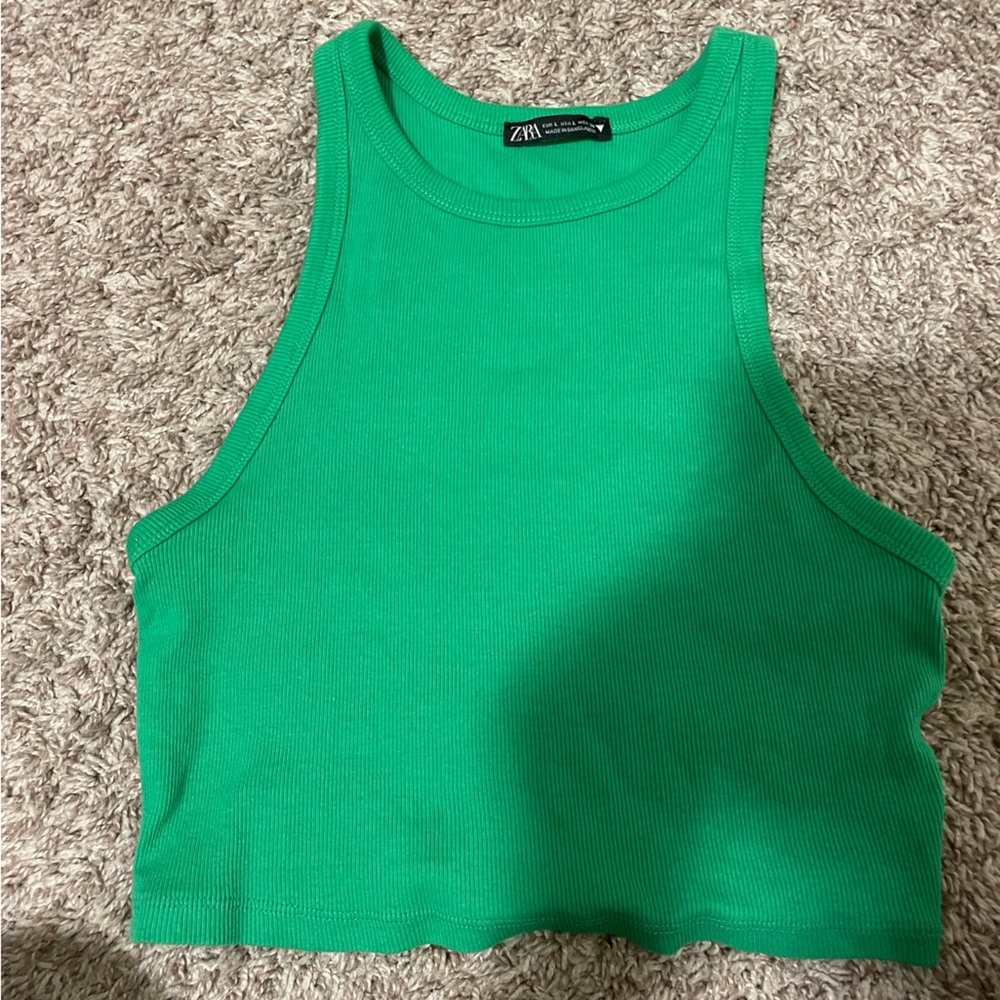 Green Zara Tank